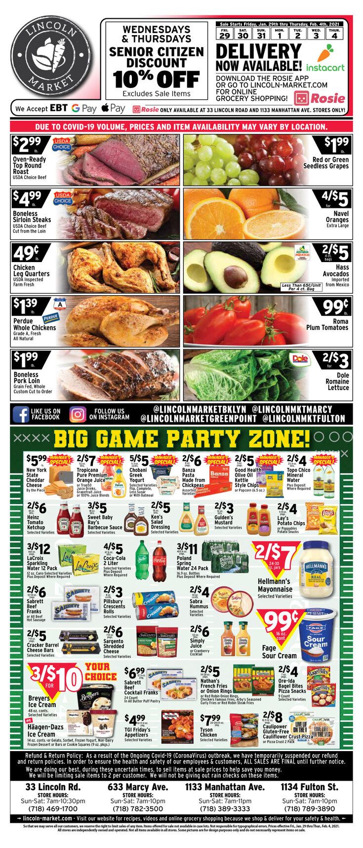 Lincoln Market Weekly Ad Flyer January 29 to February 4, 2021
