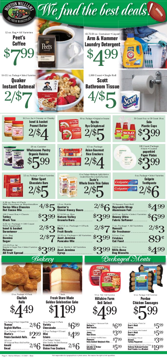 Morton Williams Game Day Savings Weekly Ad Flyer January 29 to February 4, 2021
