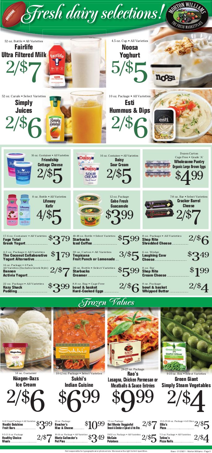 Morton Williams Game Day Savings Weekly Ad Flyer January 29 to February 4, 2021