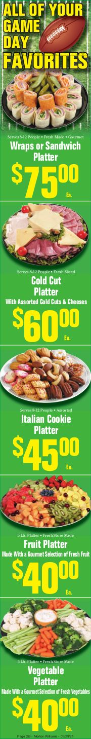 Morton Williams Game Day Savings Weekly Ad Flyer January 29 to February 4, 2021