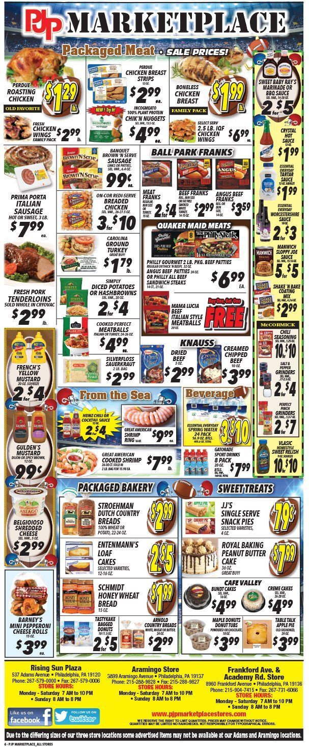 PJP Marketplace Big Game Day Savings Weekly Ad Flyer January 29 to February 4, 2021