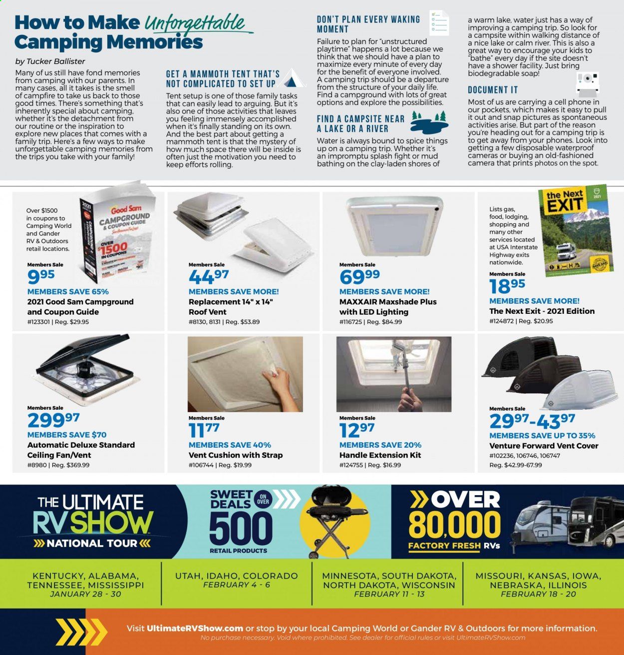 Gander RV & Outdoors Weekly Ad Flyer February 1 to February 28
