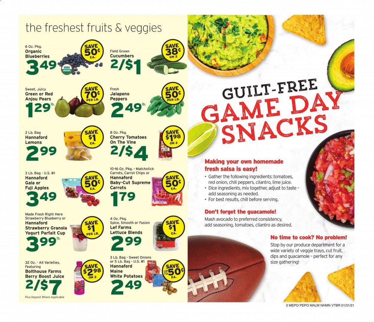Hannaford (NH) Weekly Ad Flyer January 31 to February 6
