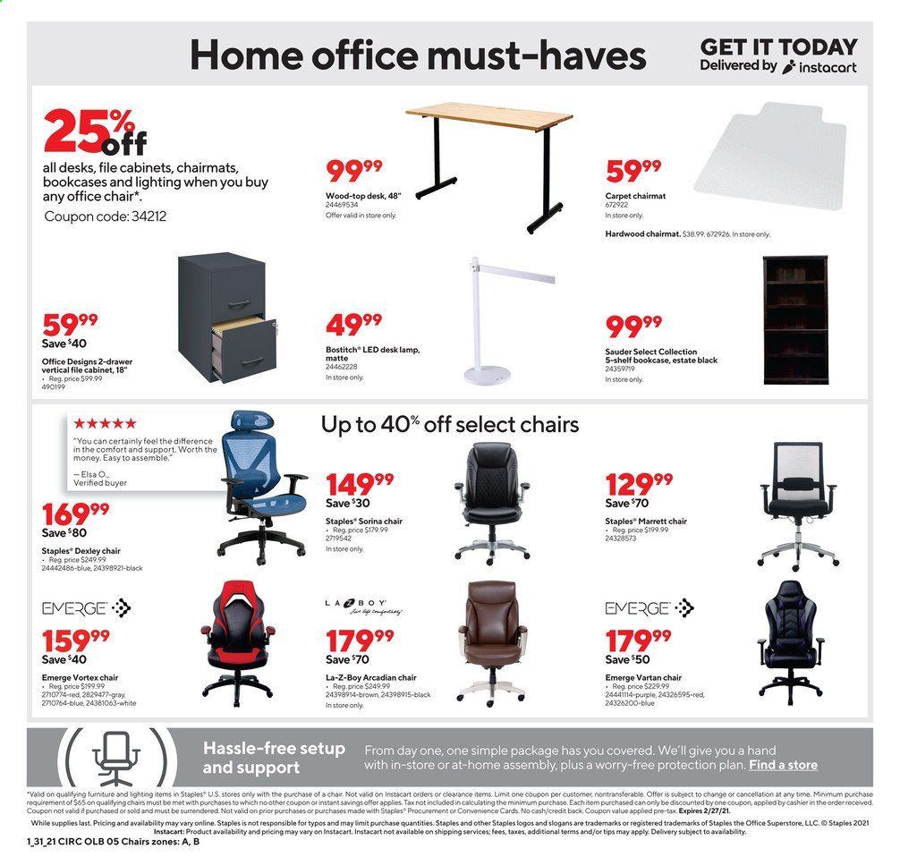 Staples Weekly Ad Flyer January 31 to February 6