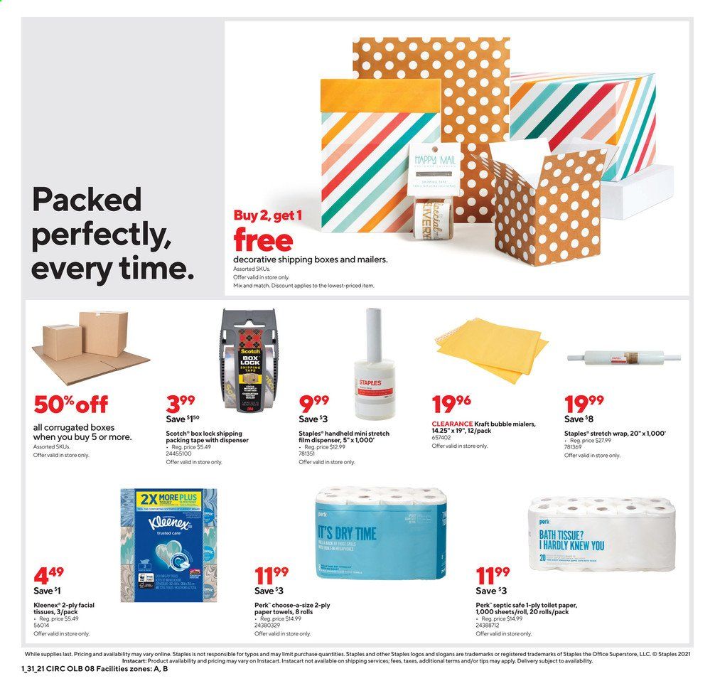 Staples Weekly Ad Flyer January 31 to February 6