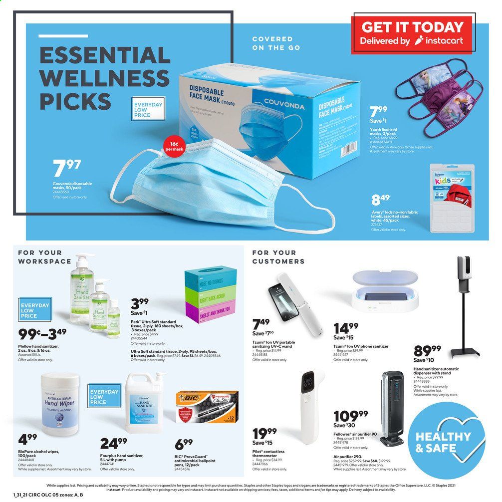 Staples Weekly Ad Flyer January 31 to February 6