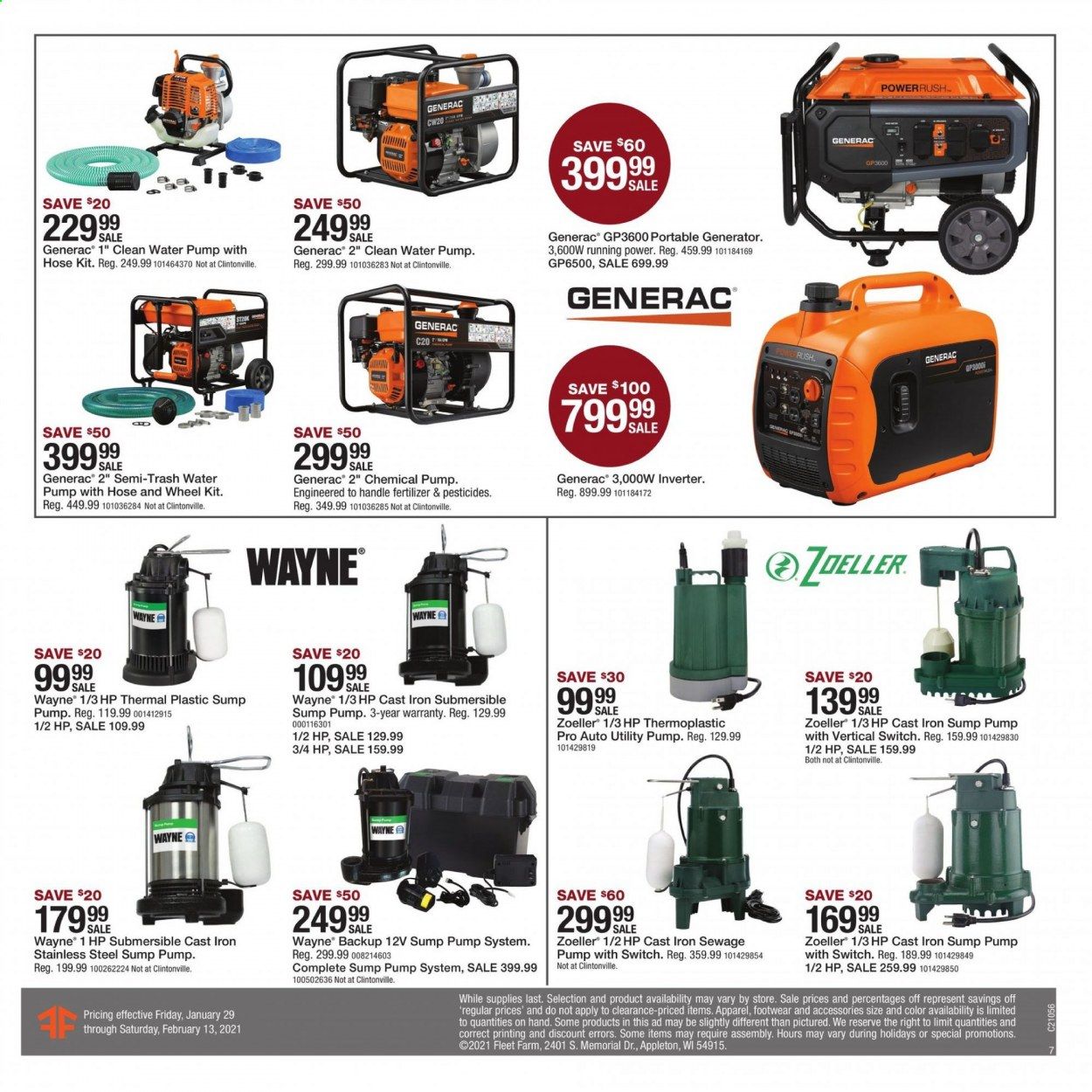 Fleet Farm Weekly Ad Flyer January 29 to February 13