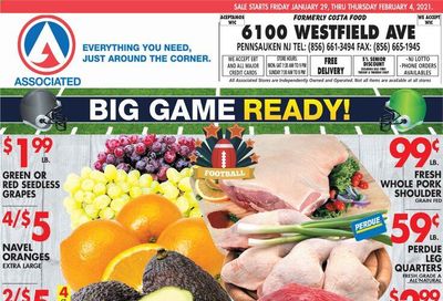 Associated Supermarkets Weekly Ad Flyer January 29 to February 4