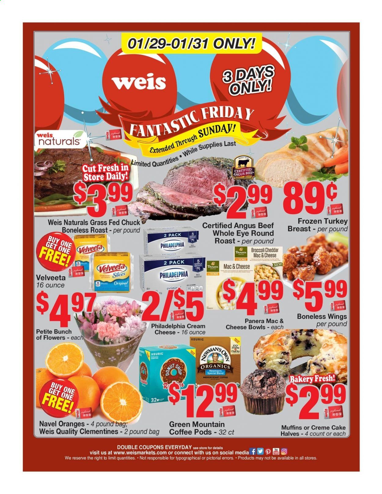 Weis Weekly Ad Flyer January 29 to January 31