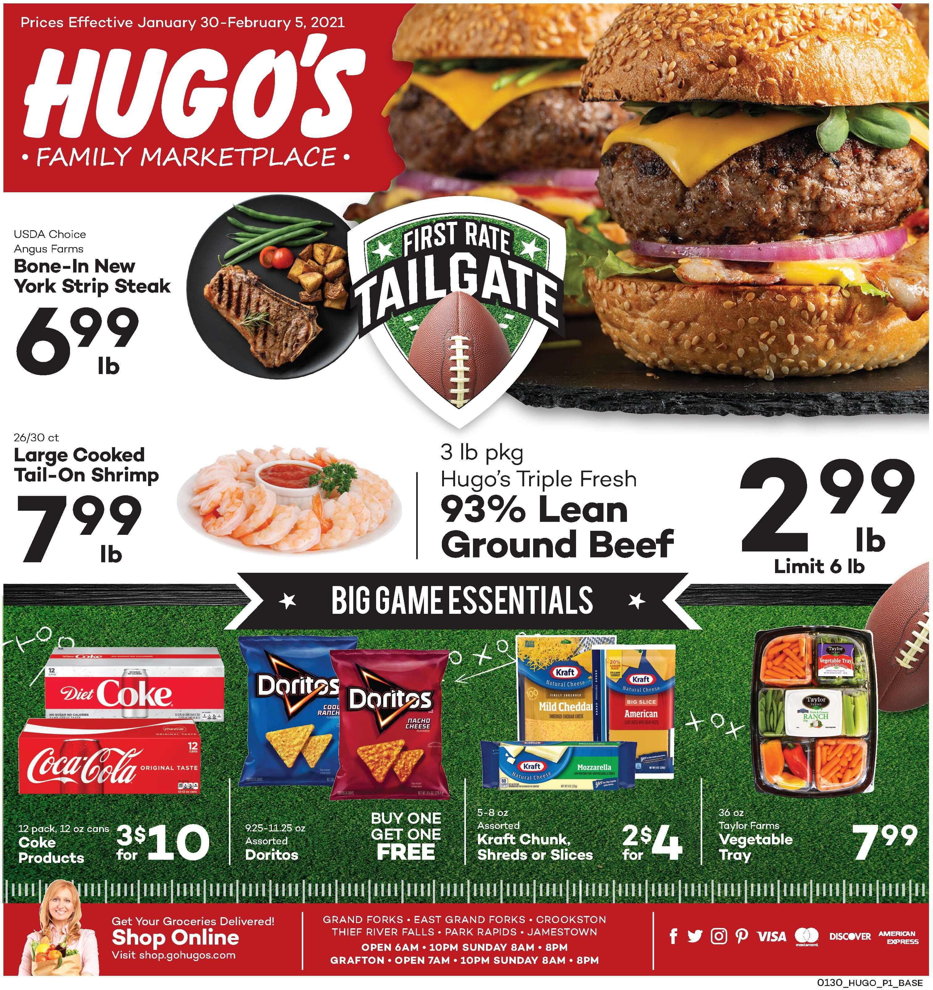 Hugo's Family Marketplace Weekly Ad Flyer January 30 to February 5, 2021