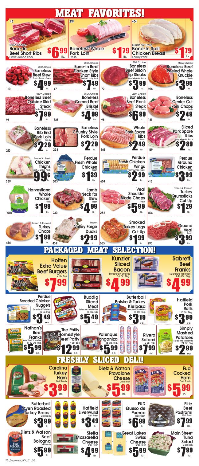 Supremo Food Market Weekly Ad Flyer January 28 to February 12, 2021
