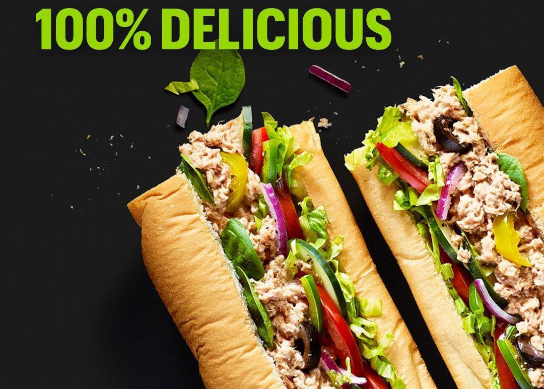 Save 15% Off a Tuna FootLong Sub In-app or Online at Subway with a New, Limited Time Only Pomo Code Save 15% Off a Tuna FootLong Sub In-app or Online at Subway with a New, Limited Time Only Pomo Code