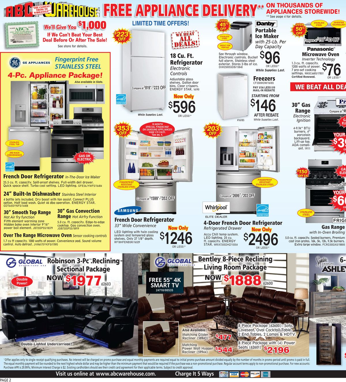 ABC Warehouse Weekly Ad Flyer January 31 to February 6, 2021