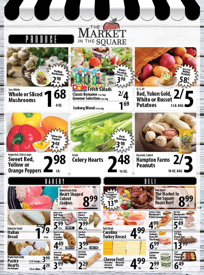 The Market In The Square Football Frenzy Sale Weekly Ad Flyer January 31 to February 6, 2021