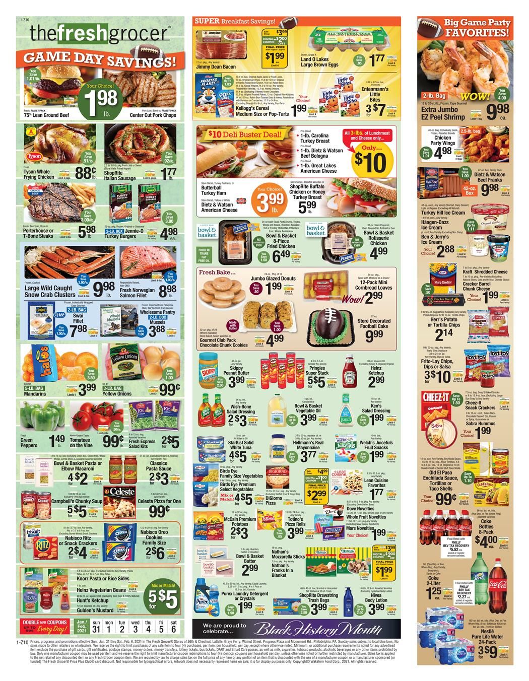 The Fresh Grocer Weekly Ad Flyer January 31 to February 6, 2021