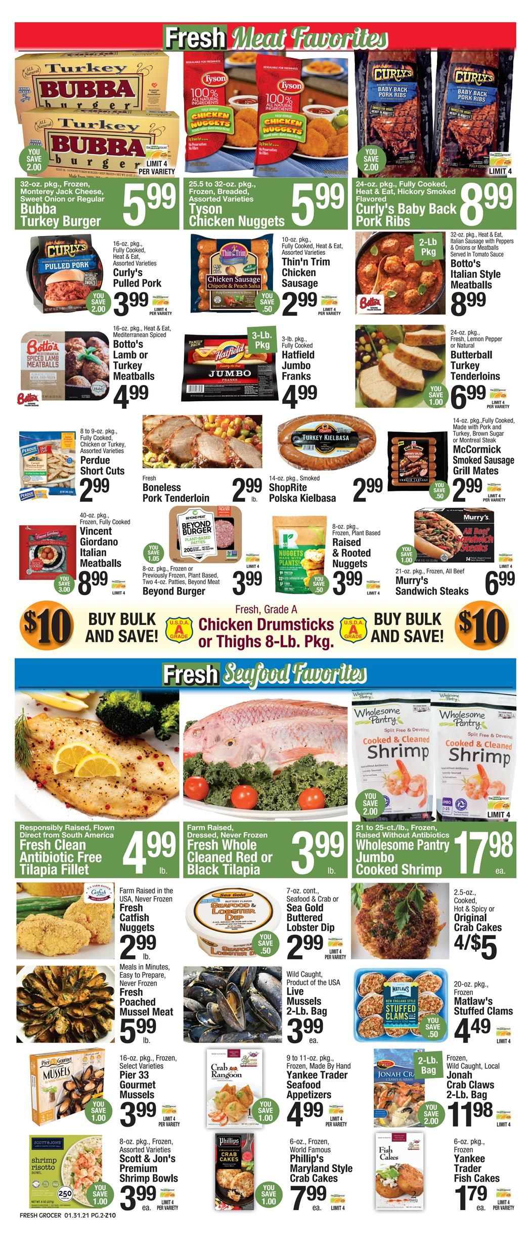 The Fresh Grocer Weekly Ad Flyer January 31 to February 6, 2021