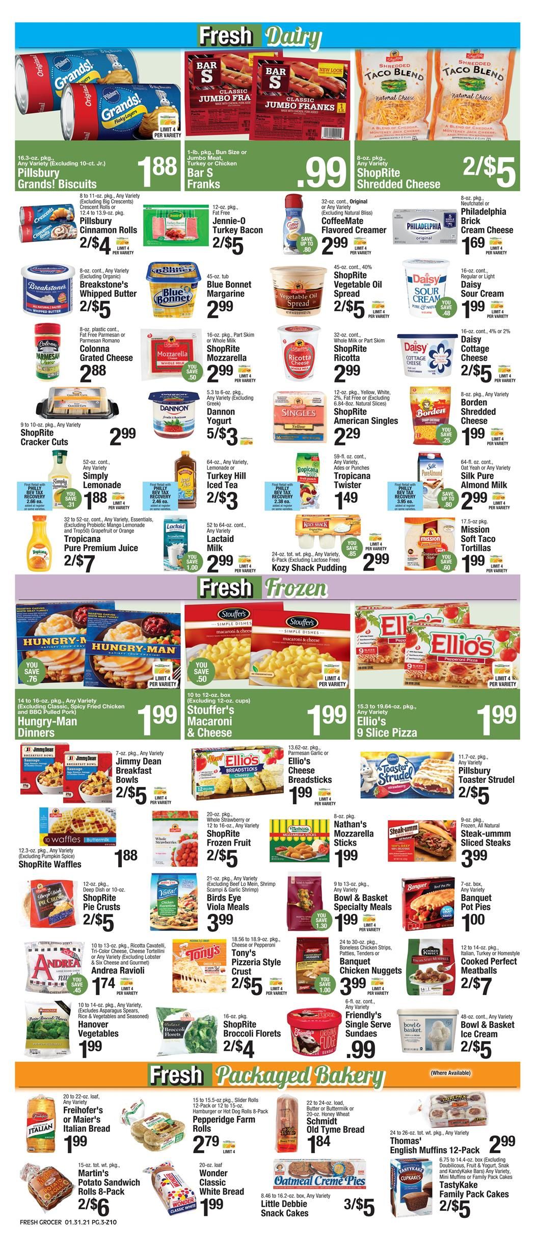 The Fresh Grocer Weekly Ad Flyer January 31 to February 6, 2021