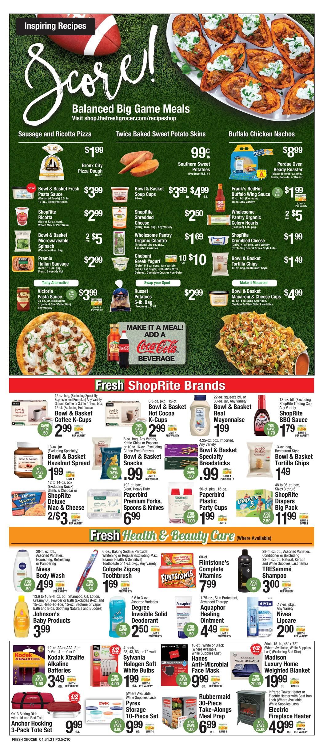 The Fresh Grocer Weekly Ad Flyer January 31 to February 6, 2021