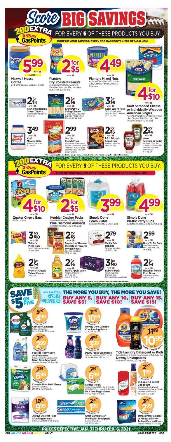 Tops Friendly Markets Weekly Ad Flyer January 31 to February 6, 2021