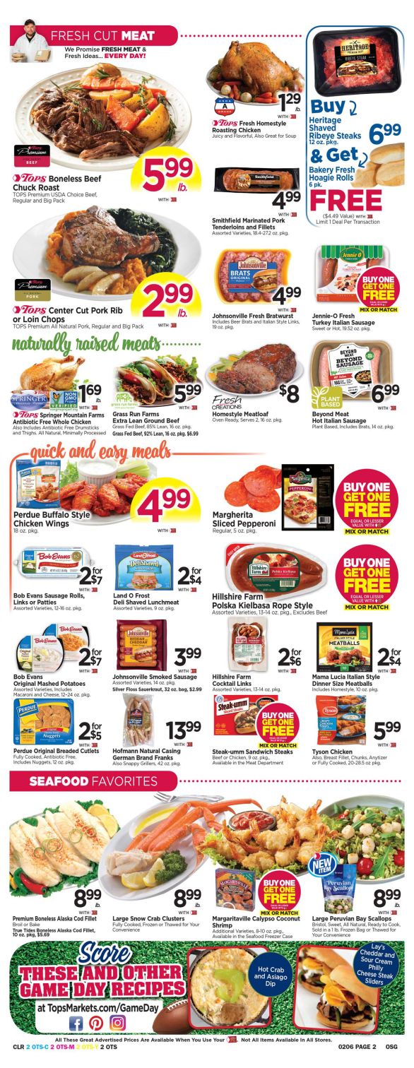 Tops Friendly Markets Weekly Ad Flyer January 31 to February 6, 2021