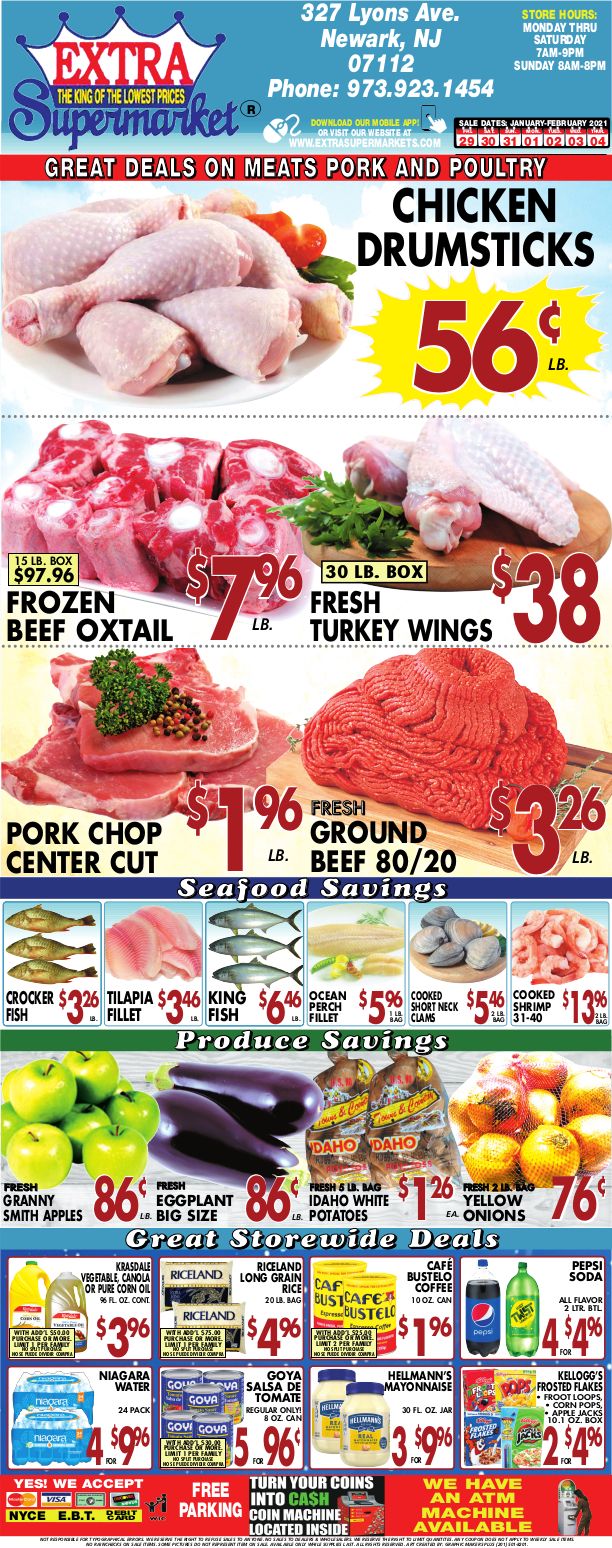 Extra Supermarket Weekly Ad Flyer January 29 to February 4, 2021