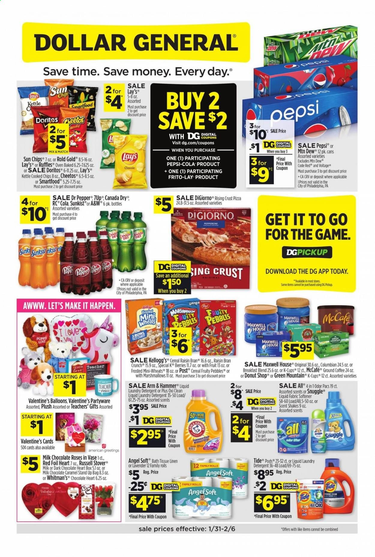 Dollar General (TX) Weekly Ad Flyer January 31 to February 6