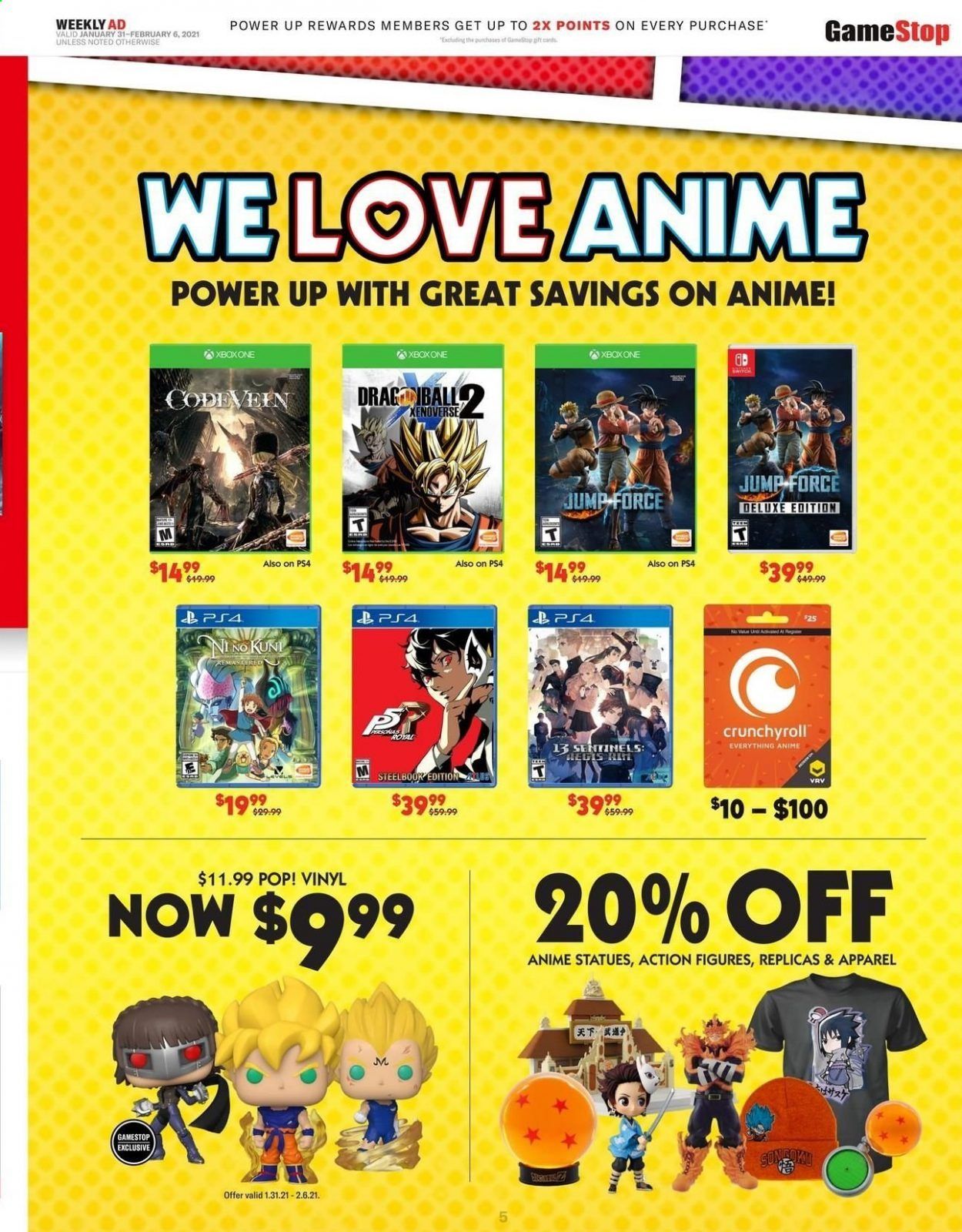 GameStop Weekly Ad Flyer January 31 to February 6