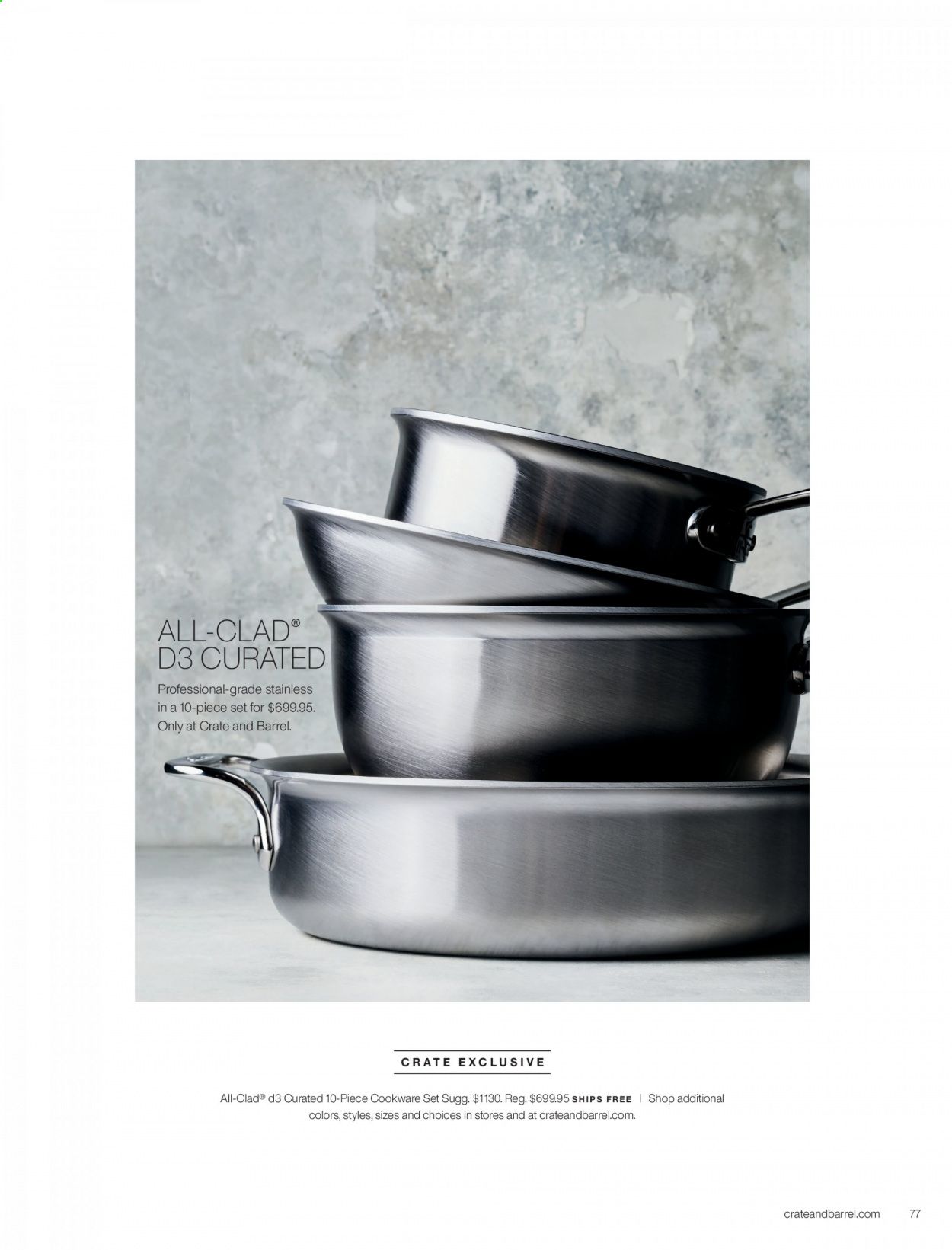 Crate & Barrel Weekly Ad Flyer February 1 to February 8