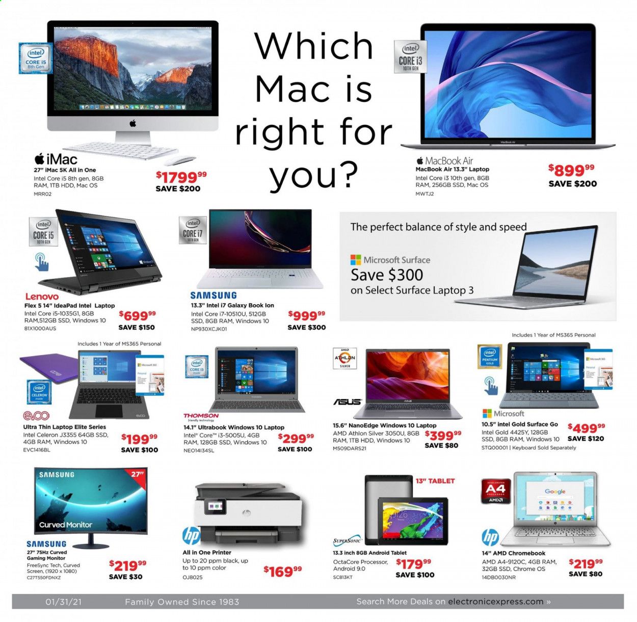 Electronic Express Weekly Ad Flyer January 31 to February 6