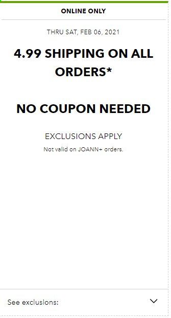 JOANN Weekly Ad Flyer January 31 to February 6