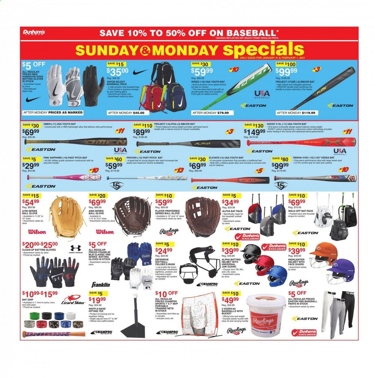 Dunham's Sports Weekly Ad Flyer January 30 to February 11