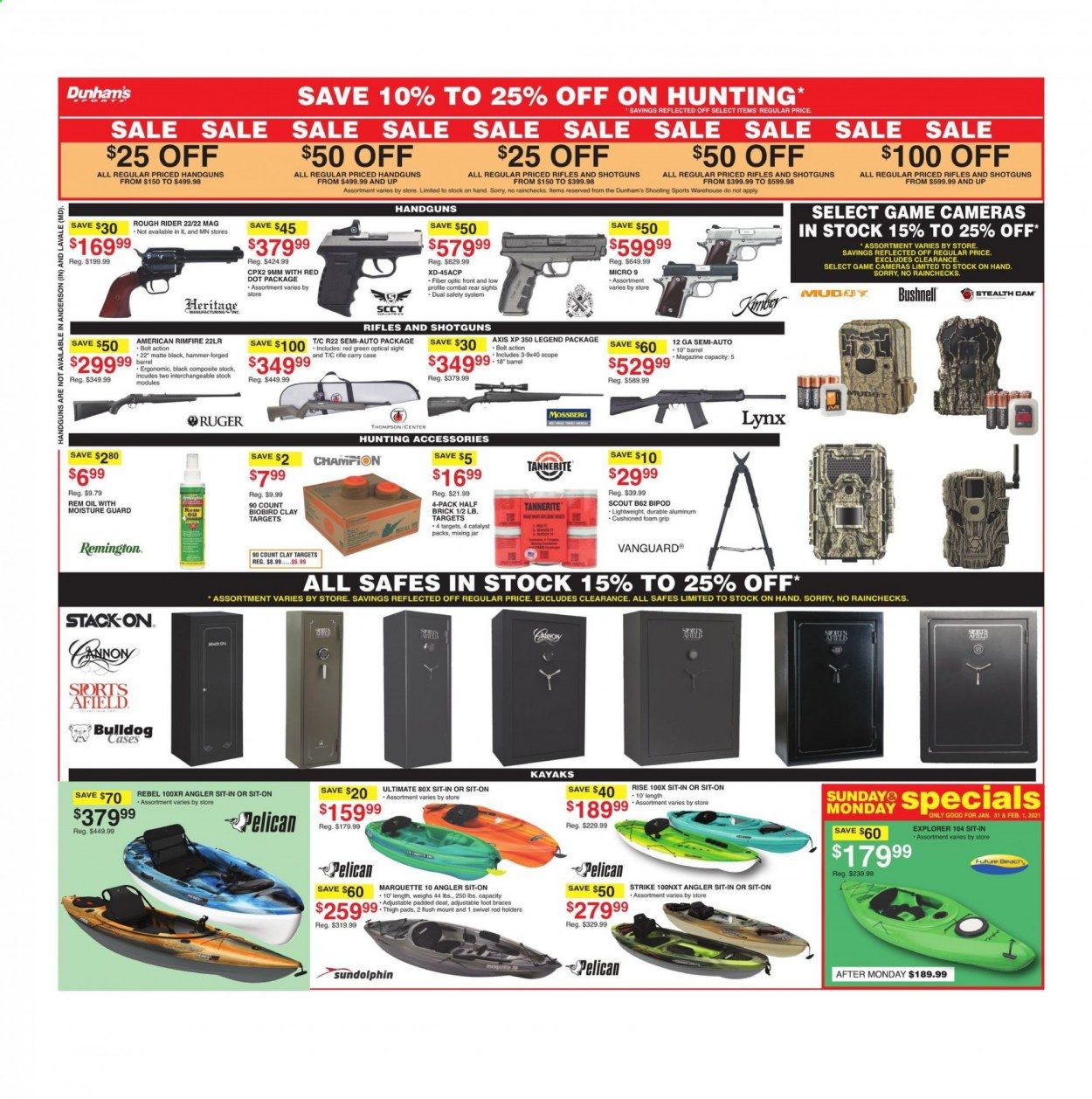Dunham's Sports Weekly Ad Flyer January 30 to February 11