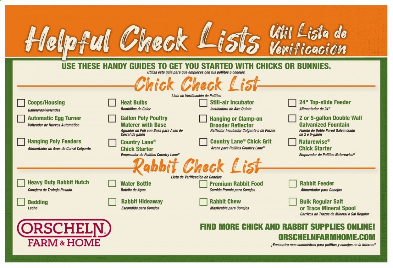 Orscheln Farm and Home Weekly Ad Flyer February 3 to December 31