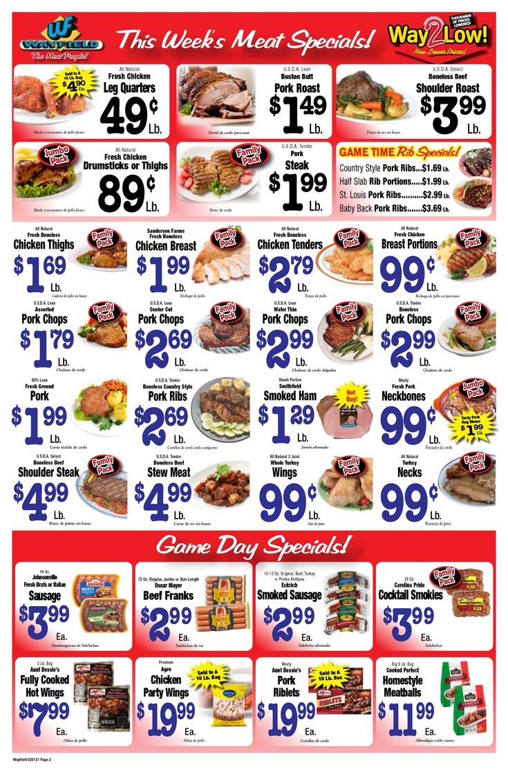 Wayfield Foods Weekly Ad Flyer February 1 to February 7, 2021