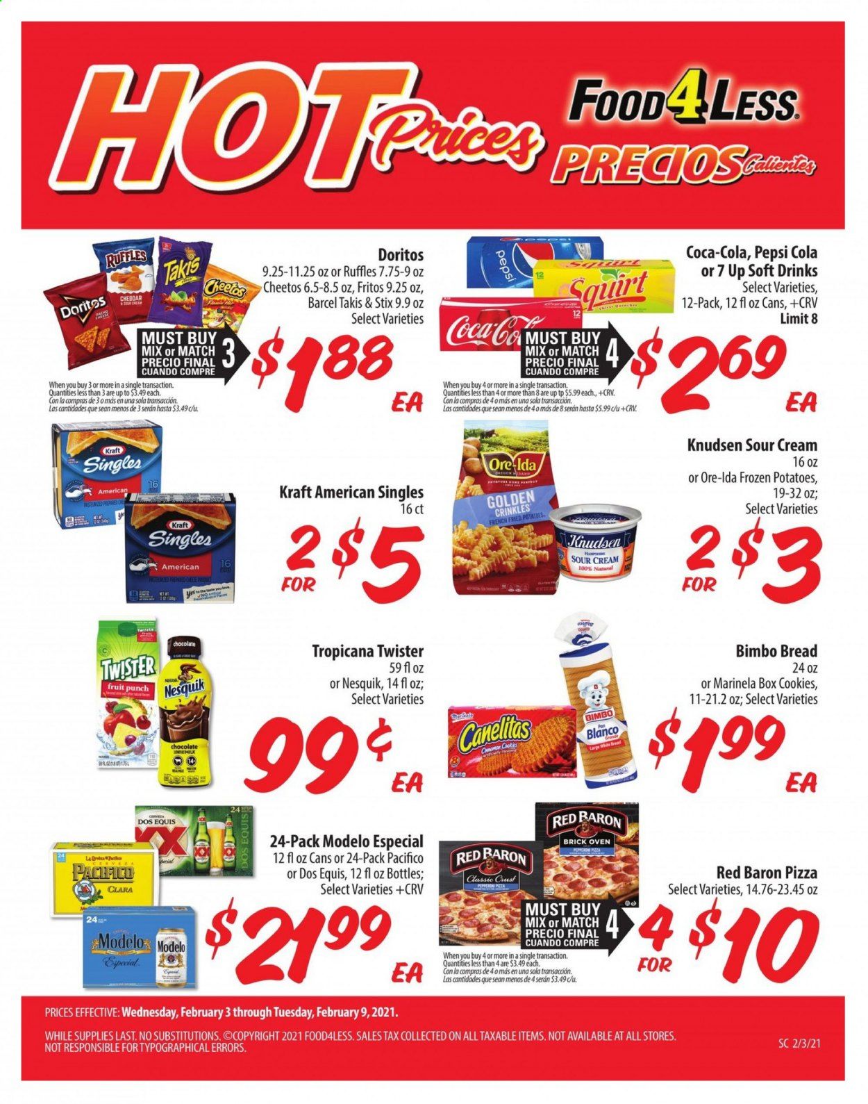 Food 4 Less (CA) Weekly Ad Flyer February 3 to February 9