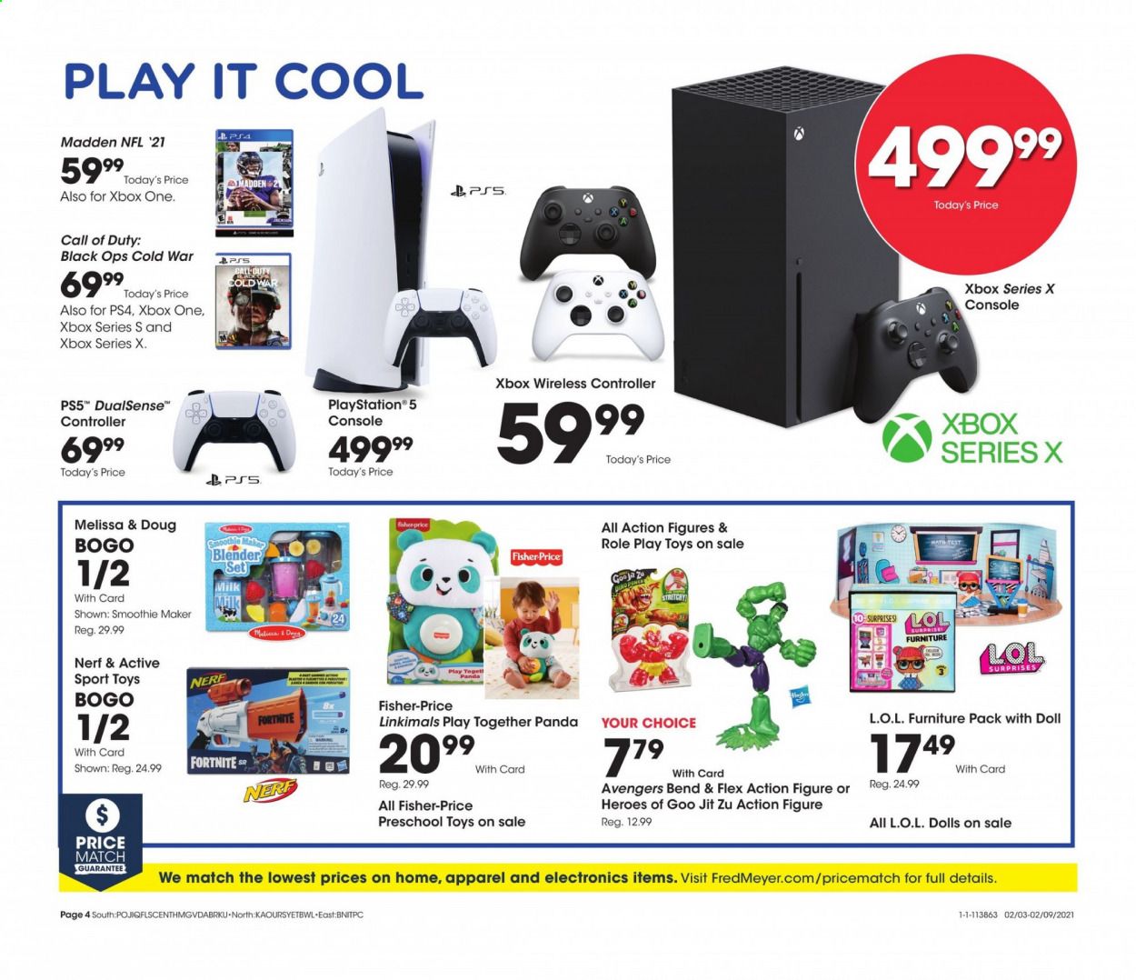 Fred Meyer (DC, DE, NJ, NY, PA, VA) Weekly Ad Flyer February 3 to February 9