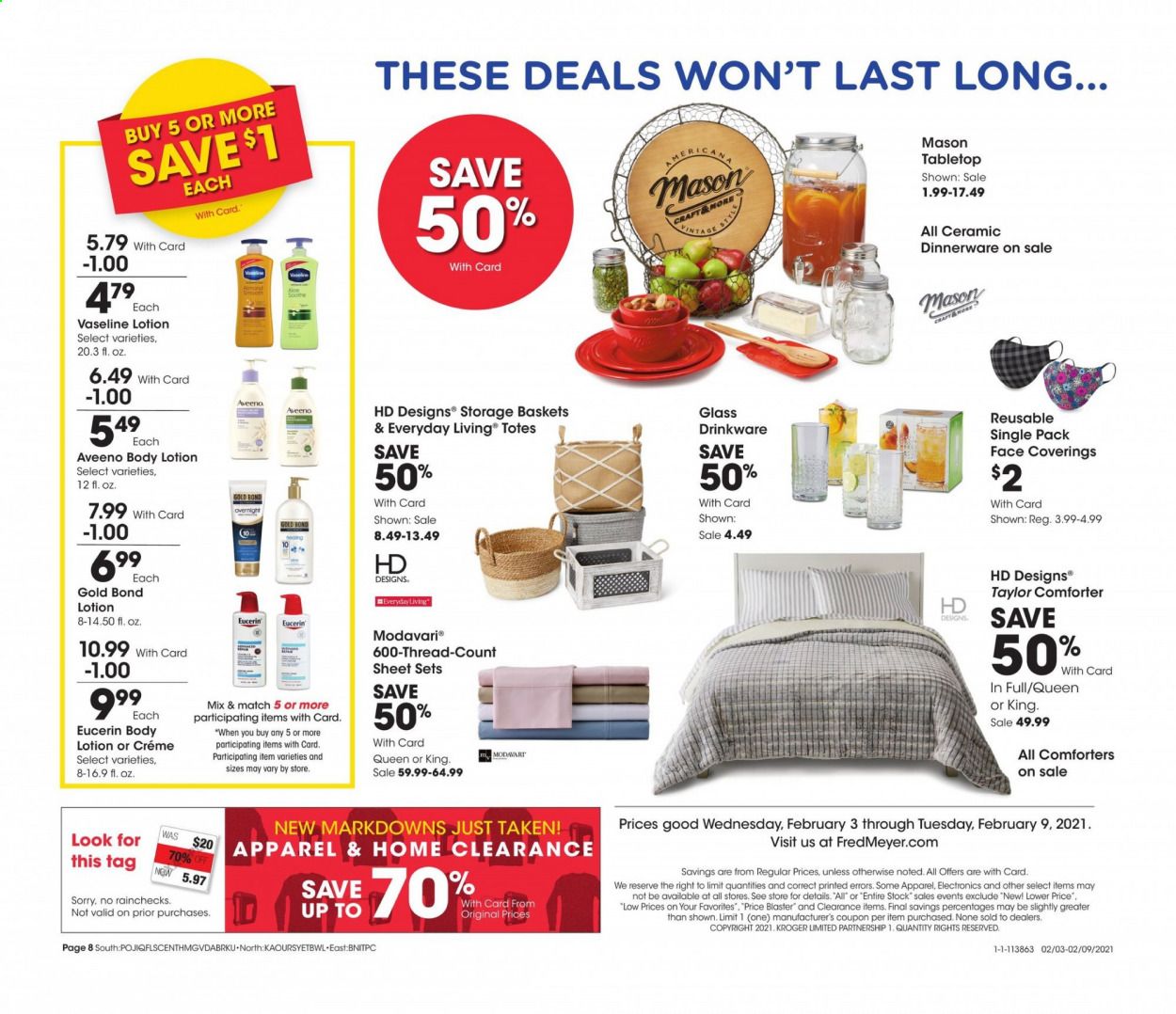 Fred Meyer (DC, DE, NJ, NY, PA, VA) Weekly Ad Flyer February 3 to February 9