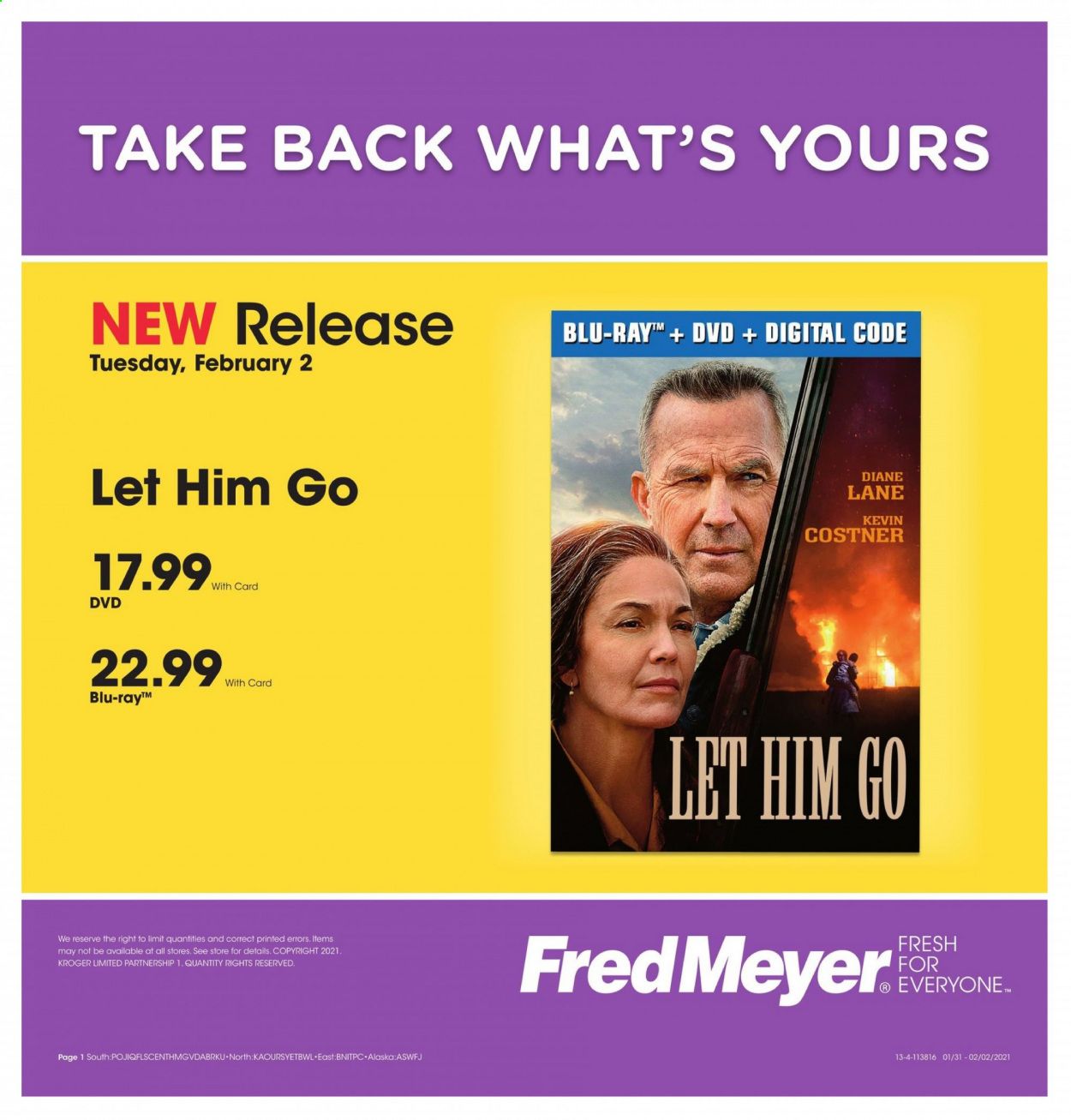 Fred Meyer (DC, DE, NJ, NY, PA, VA) Weekly Ad Flyer February 2 to February 2