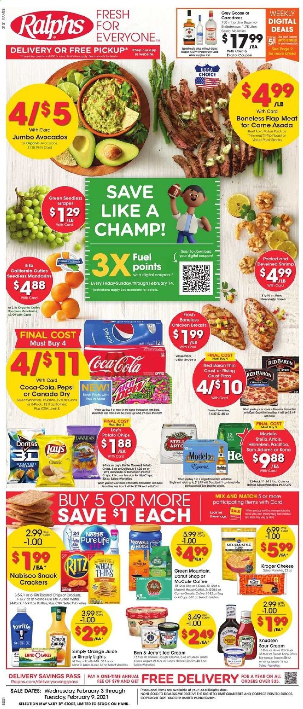 Ralphs (DC, DE, FL, GA, MD, NC, SC, VA) Weekly Ad Flyer February 3 to February 9