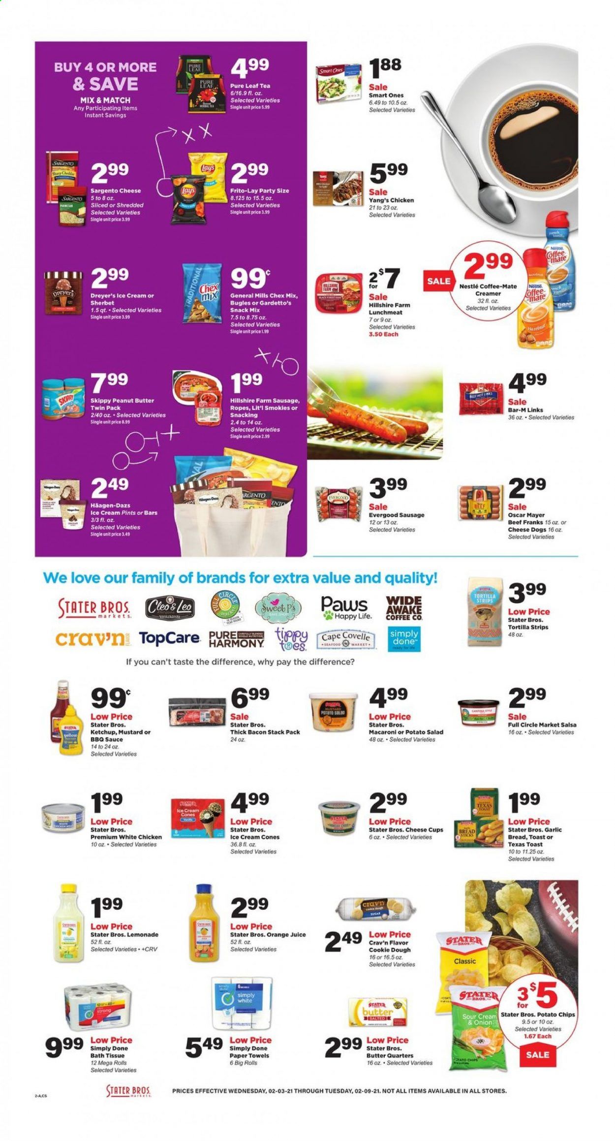Stater Bros. Weekly Ad Flyer February 3 to February 9