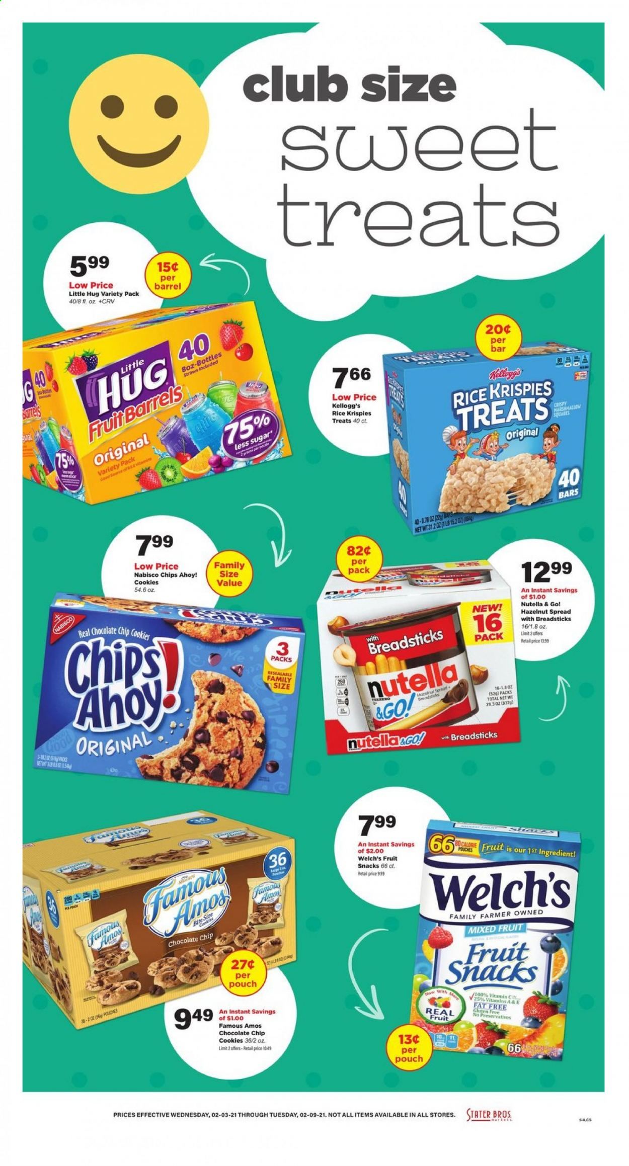 Stater Bros. Weekly Ad Flyer February 3 to February 9