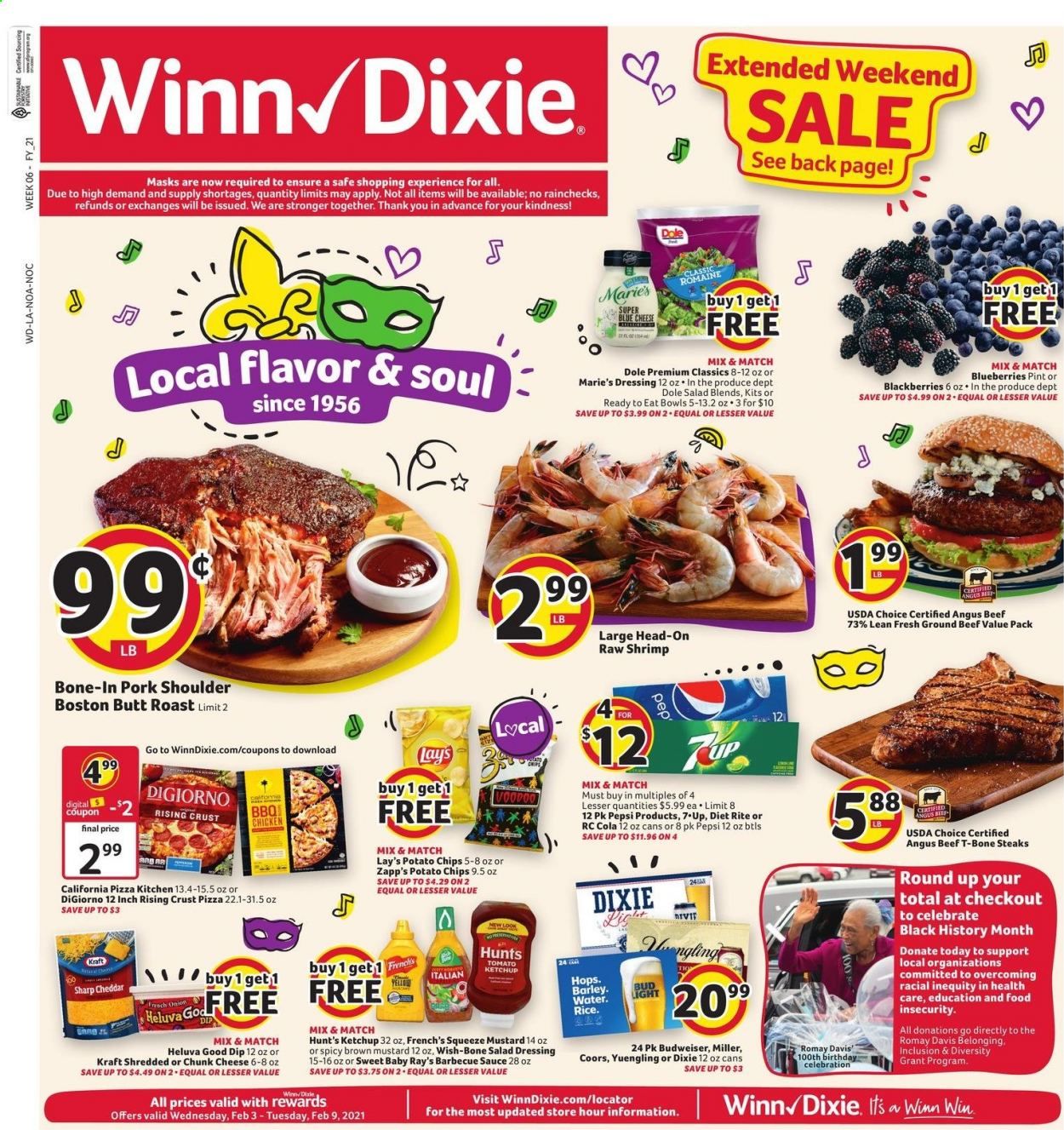 Winn Dixie (AL, FL, GA, LA, MS) Weekly Ad Flyer February 3 to February 9