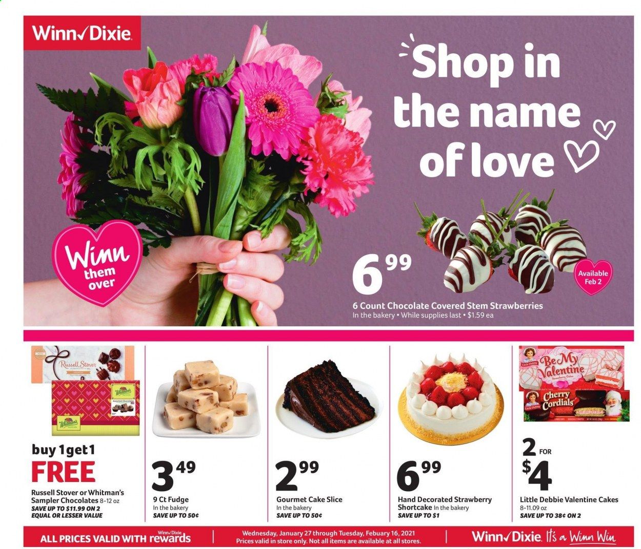 Winn Dixie (AL, FL, GA, LA, MS) Weekly Ad Flyer January 27 to February 16