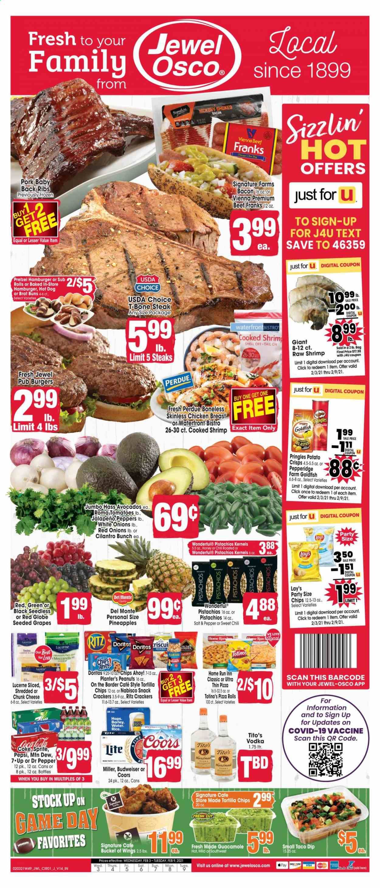 Jewel Osco (IN) Weekly Ad Flyer February 3 to February 9