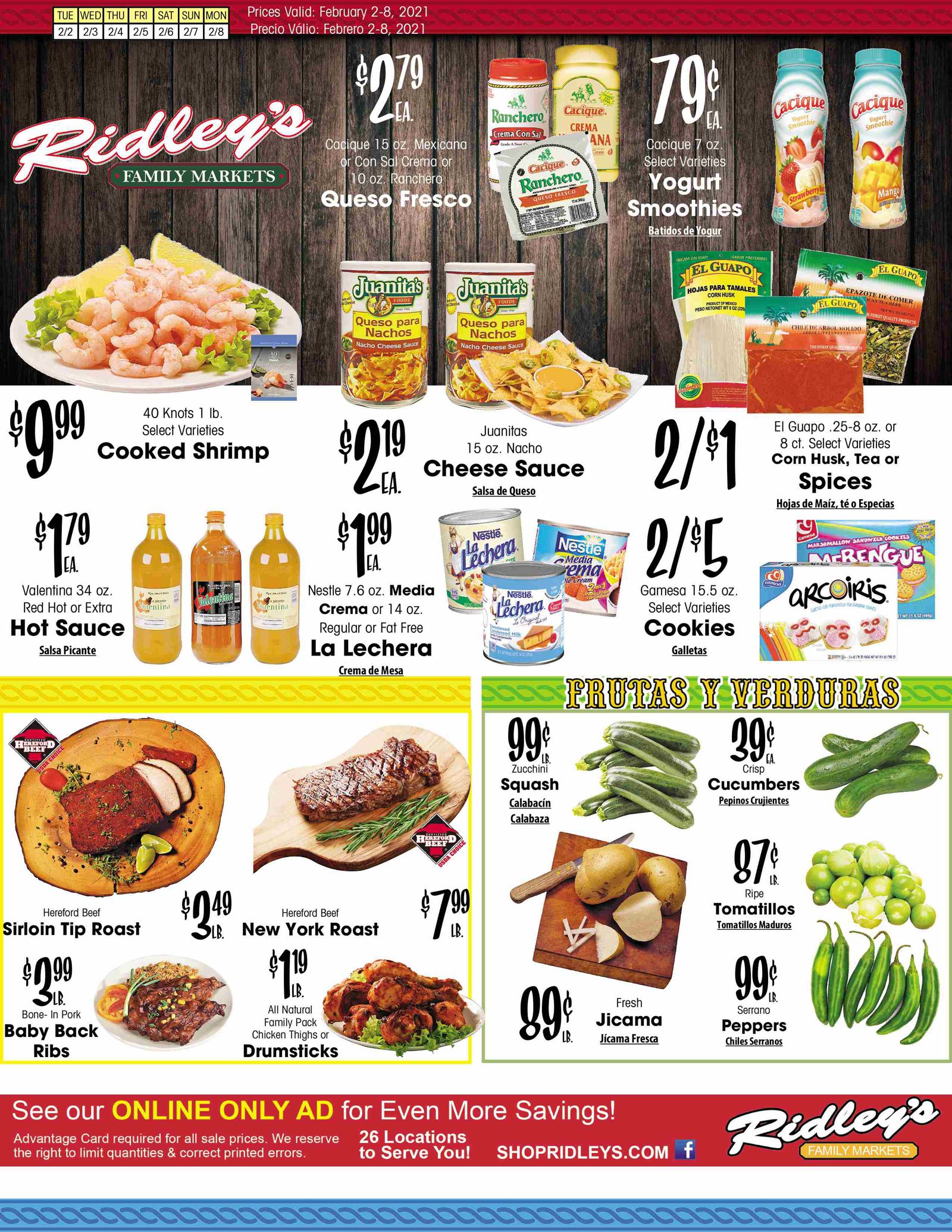 Ridley's Family Market Weekly Ad Flyer February 2 to February 8, 2021