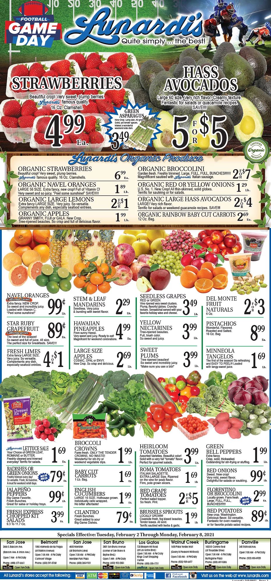 Lunardi's Weekly Ad Flyer February 2 to February 8, 2021