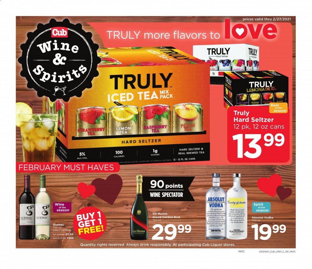 Cub Foods Weekly Ad Flyer January 31 to February 27