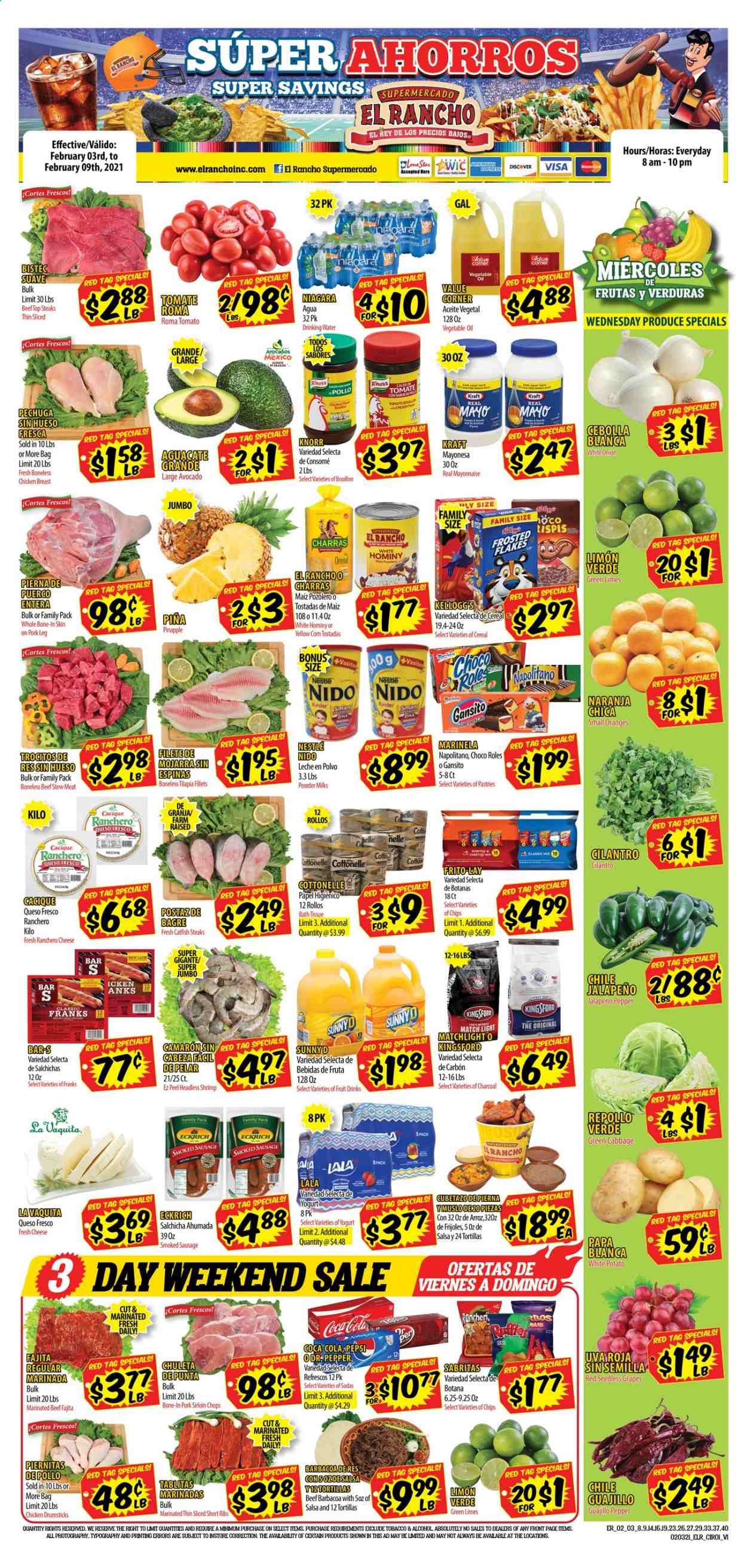 El Rancho (TX) Weekly Ad Flyer February 3 to February 9