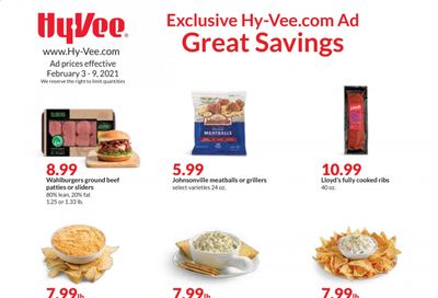 Hy-Vee (IA, IL, KS, MN, MO, NE, SD, WI) Weekly Ad Flyer February 3 to February 9