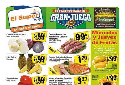 El Super (AZ, CA, NM, NV, TX) Weekly Ad Flyer February 3 to February 9